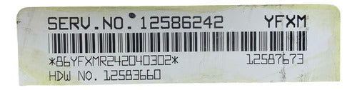 Computadora Chevrolet Silverado 2004 12586242 (yfxm)