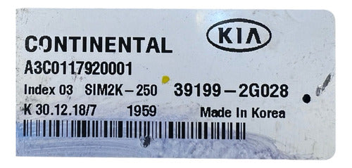 Computadora Kia Optima 2.4l 19-20 39199-2g028