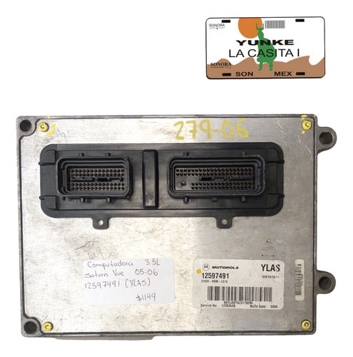 Computadora Saturn Vue 3.5l 05-06 12597491 (ylas)