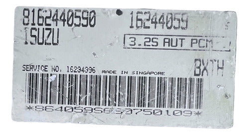 Computadora Isuzu Trooper A/t 96-97 16244059