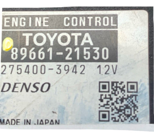 Computadora Toyota Scion Tc 2.5l 2011 89661-21530