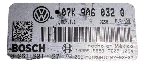 Computadora Vw Jetta 2.5l 06-07 07k 906 032 Q