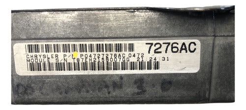 Computadora Dodge Caravan 3.0l 2000 P04727276ac