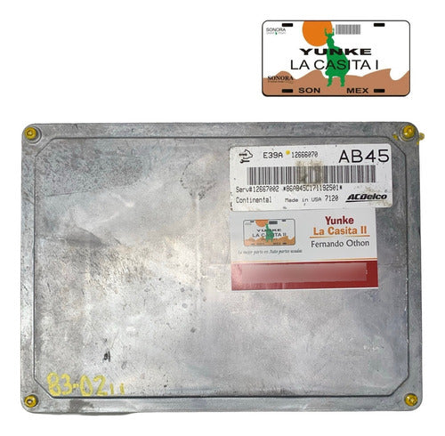 Computadora Chevrolet Impala 3.6l 2017 12666070 (ab45)