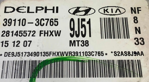 Pcm Computadora Hyundai Sonata 3.3l A/t 09-10 39110-3c765 P2
