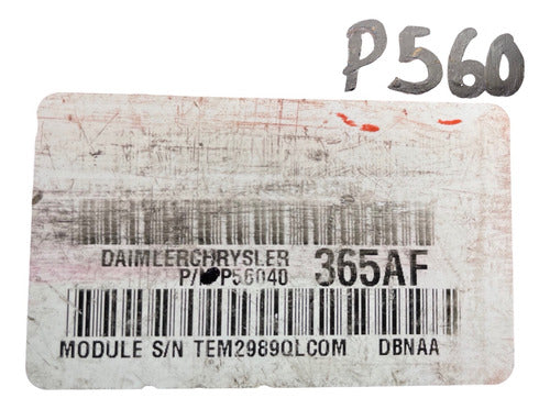 Computadora Dodge Durango 4.7l 2000 P56040365af