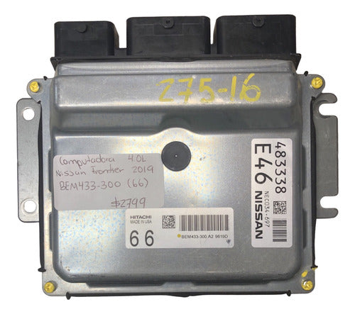 Computadora Nissan Frontier 4.0l 2019 Bem433-300 (66)
