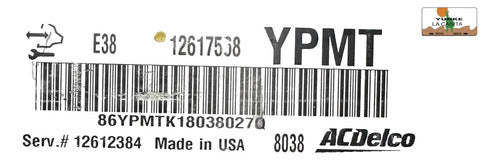 Computadora Chevrolet Impala 3.5l A/t 2008 12617568 (ypmt)