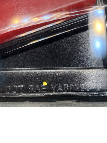 Calavera Lh Exterior Bmw Series 3 2012-2019 Yab0293 Izquierdo/conductor Rojo