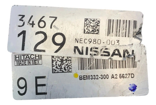 Pcm Computadora Nissan Versa 1.6l 2014 Bem332-300 A2 (9e) P3