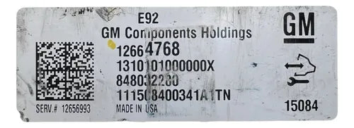 Pcm Computadora Gmc Sierra 5.3l 2015 12664768
