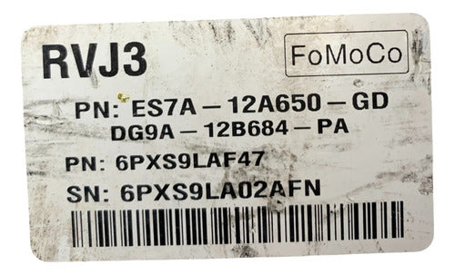 Computadora Ford Fusion 2.5l 14-16 Es7a-12a650-gd