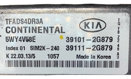 Computadora Kia Óptima 2.4l 11-13 39101-2g879