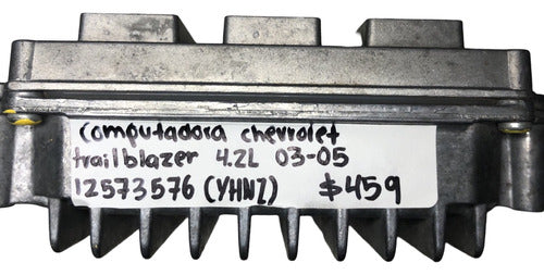 Computadora Chevrolet Trailblazer 4.2L 2004 12573576 (YHNZ)