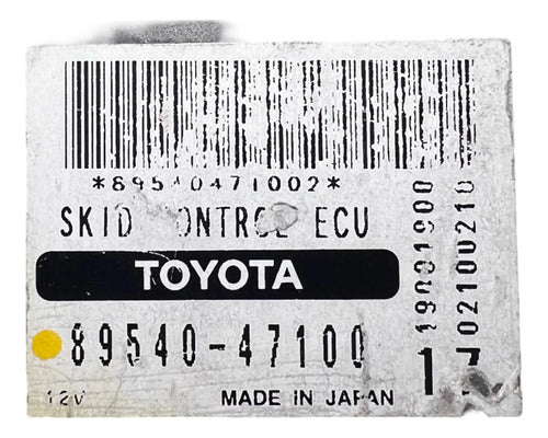 Modulo Abs Toyota Prius 1.5l 05-09 89540-47100