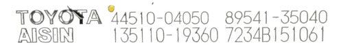 Modulo Abs Toyota Tacoma 2003-2004 44510-04050