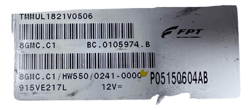 Computadora Fiat 500 1.4l A/t 12-14 P05150604ab