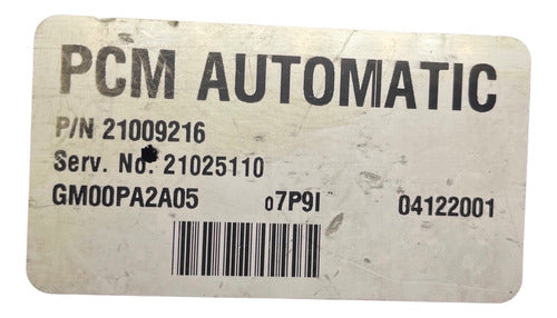 Computadora Saturn S Series 1.9l A/t 00-02 21025110