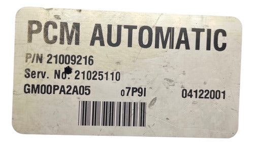 Computadora Saturn S Series 1.9l A/t 00-02 21025110