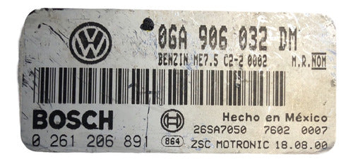 Computadora Vw Jetta 1.8l 2001 Turbo 06a 906 032 Dm