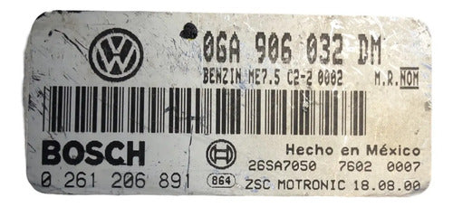 Pcm Computadora Vw Jetta 1.8l 2001 Turbo 06a 906 032 Dm