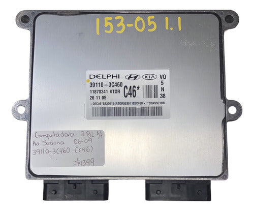 Computadora Kia Sedona 3.8l A/t 06-09 39110-3c460 (c46)