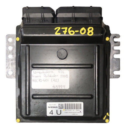 Computadora Nissan Pathfinder 4.0l 2008 Mec70-601 (4u)