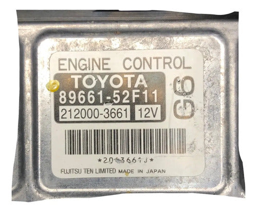 Computadora Toyota Yaris 1.5l A/t 06-08 89661-52f11