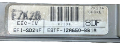 Pcm Computadora Ford Tempo 1988-1990 E8tf-12a650-bb1a