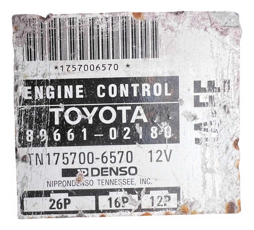 Computadora Toyota Corolla 1.6l 95-96 89661-02180