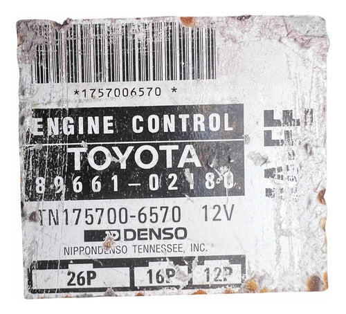 Computadora Toyota Corolla 1.6l 95-96 89661-02180