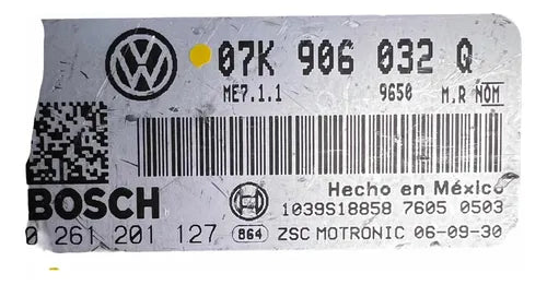 Computadora Vw Jetta 2.5l 06-07 07k 906 032 Q