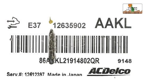 Computadora Chevrolet Malibu 2.4l A/t 2010 12635902 (aakl)