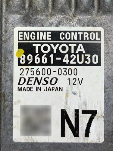 Computadora Toyota Rav4 14-15 89661-42u30 (n7)