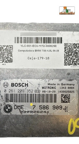 Computadora Bmw 750i 4.8l 06-08 7 586 909