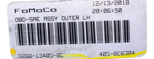 Calavera Lh Ford Fiesta 14-19 D266-13405-bc Izquierdo/conductor Rojo