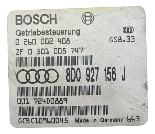 Pcm Computadora Audi A4 1996-1997 2.8l 8d0 927 156 J
