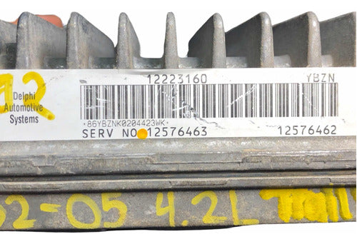 Computadora Chevrolet Trailblazer 4.2l 02-05 12576463 Ybzn