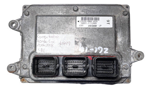 Computadora Honda Civic 1.8l 06-08 37820-rna-a59