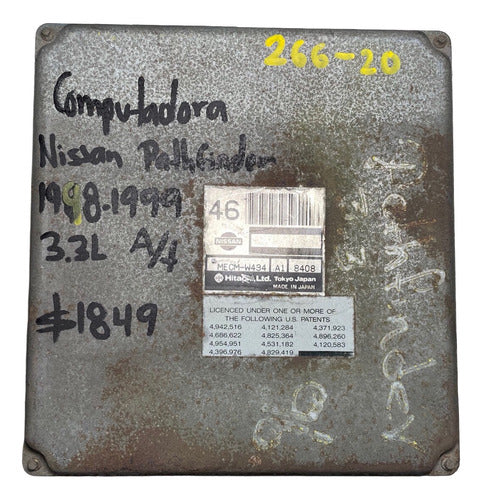 Computadora Nissan Pathfinder 3.3l A/t 98-99 Mecm-w434 (46)