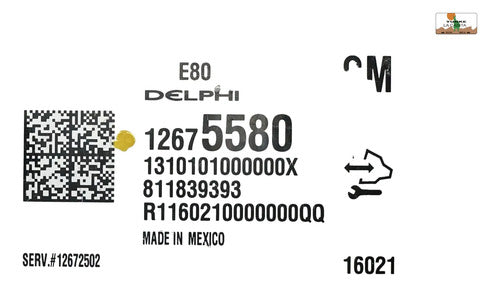 Computadora Pcm Chevrolet Malibu 1.5l 2016 12675580 (gm)