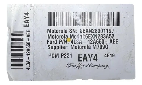 Pcm Computadora Ford F-150 5.4l 2004 4l3a-12a650-aee