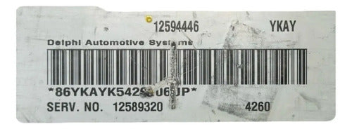 Computadora Chevrolet Malibú 2.2l A/t 2005 12594446 (ykay)