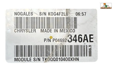 Caja De Fusibles Dodge Avenger 2.4l 11-14 P04692346ae