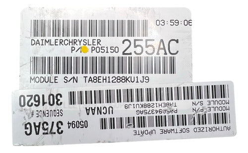 Computadora Ram 1500 4.7l 08-09 P05150255ac