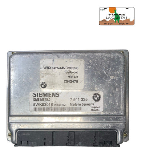 Computadora Bmw 525i 04-05 5wk93018