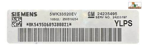Modulo Tcm Cadillac Cts 3.6l 2006 24235495 (ylps) P2