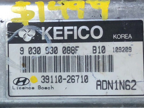 Computadora Hyundai Accent 1.6l 2001 39110-26710