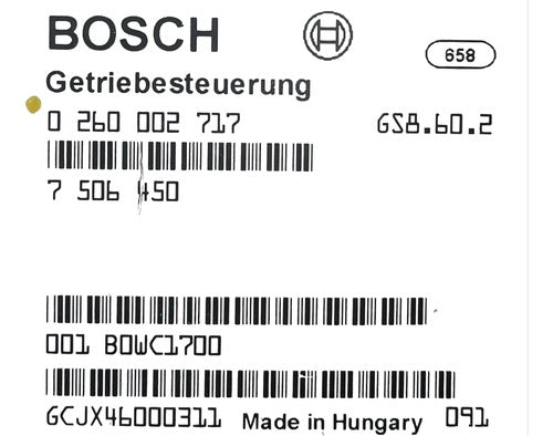 Modulo Tcm Bmw X5 1999-2001 0 260 002 717
