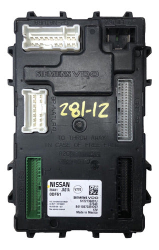 Modulo Bcm Nissan Altima 3.5l A/t 2007 284b1 Ja01a